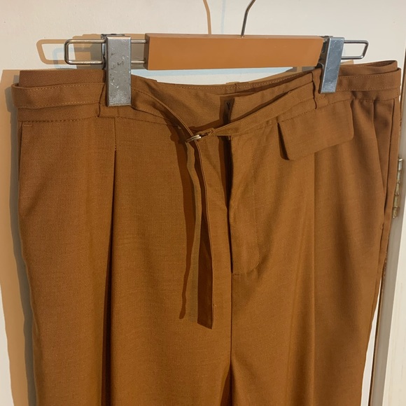 Frank & Oak Size 10 Bourbon/Burnt Orange Dress Pant - Picture 4 of 7